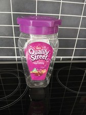 2016 EMPTY Plastic Nestle Quality Street Chocolate Sweets Jar