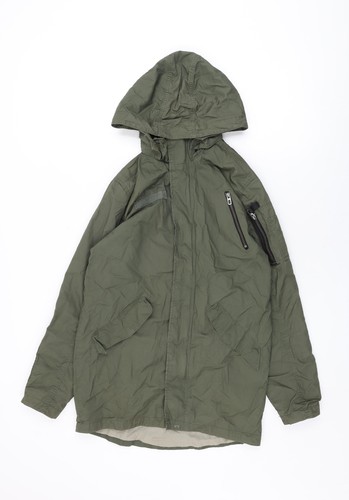 Boys green overcoat coat - h&m,