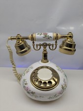 Retro Astral telecom  Late 20th C Aynsley Wild Tudor Dial Collectable Telephone