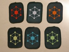 Abstract scout patrol badges - scout,