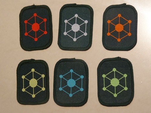 Abstract scout patrol - abstract, badges