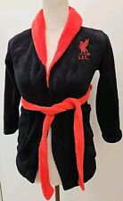 Liverpool FC Kids Age 3 4 5 Black Red Dressing Gown Robe Football Club Boy Girls