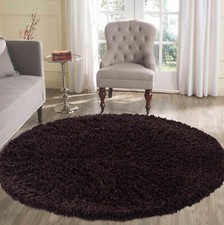 Shaggy Rugs Circular Round