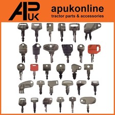 30x Key Master Set for Caterpillar Bobcat Case JCB  Deere Gehl Kubota Skid Steer