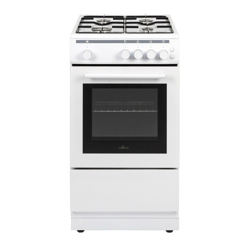 Single cavity gas cooker white - single,