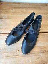 Black RVCapezio Tele Tone Tap Dance Shoes Lace-up Fasten size 6.5 PolishedClean