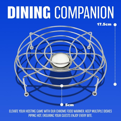 Single food dish - single, warmer