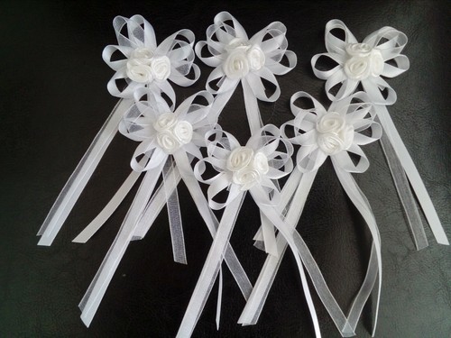 6pcs ribbon bows - 6pcs,