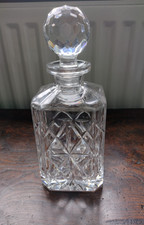 Vintage Crystal Heavy Square