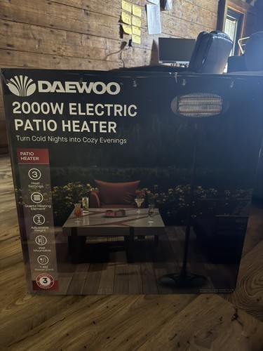 Daewoo 2000w patio heater - patio,