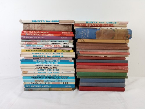 45pcs vintage annual girls - 45pcs,