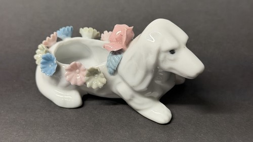 Vtg porcelain dachshund weiner - dachshund,
