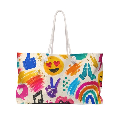 Colorful emoji graffiti - colorful,