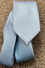 Mens Primark Blue Patterned Smart Formal Event Tie 2.75" Wide 57" Long
