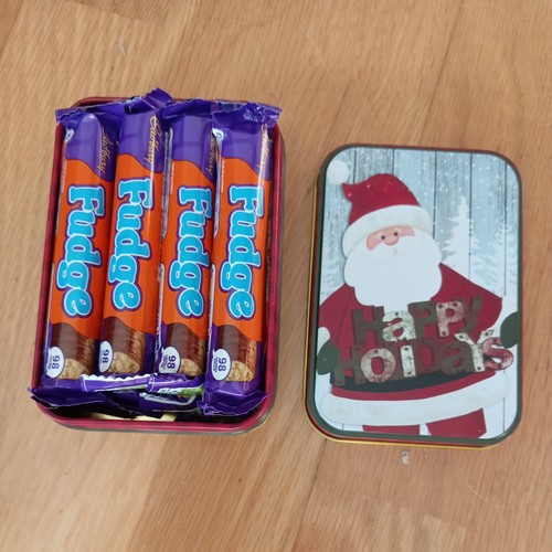 Christmas tin filled - christmas, with