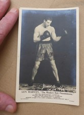 old Len Harvey boxer boxing