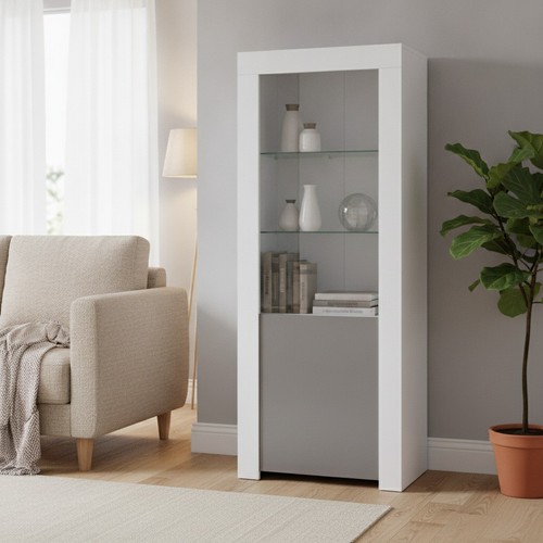 Blue led tall - blue, cabinet
