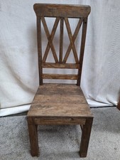 Old Oak High Back Chair