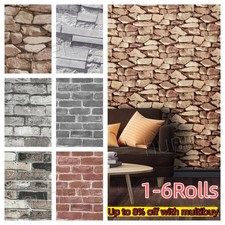 1-6 Rolls 3D Brick Effect