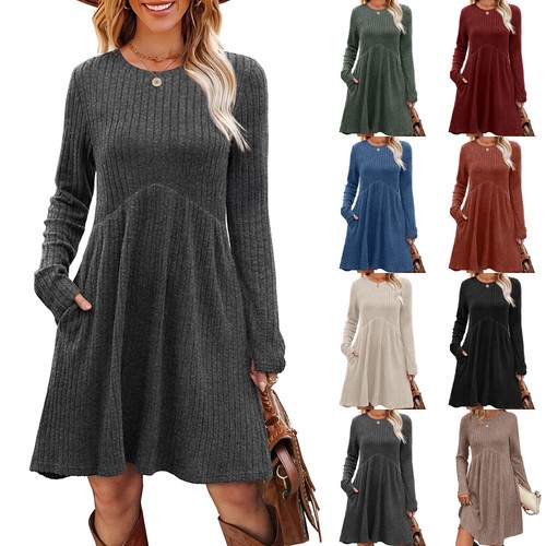 Women ribbed knit jumper - ribbed,