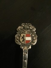 900 Silver Souvenir Teaspoon SALZBURG Hallmarked Good Used Condition