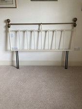 Beautiful Victorian Style King Metal Bed Head. Excellent Condition.