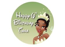 Personalised Disney Princess - Tiana - Printed Edible Cake Toppers