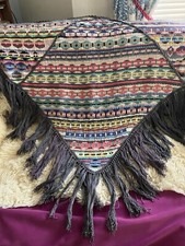 Kaffe Fassett Shawl Wrap Hand Knitted Stunning Colourful Design Very Rare GIFT