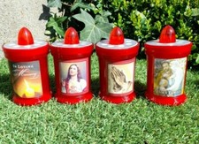 LED Grave Candle Memorial Grave Cemetery Light  Religious Candle