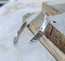 Hammered Silver Bangles 925