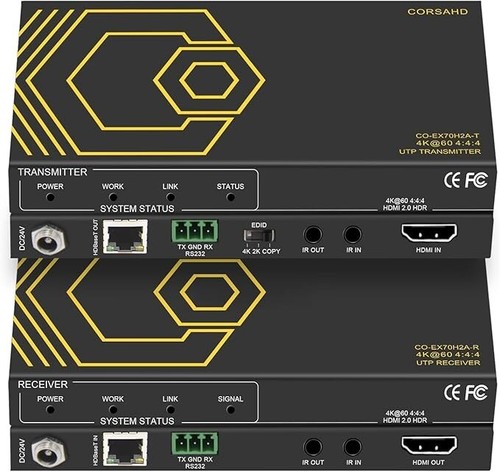 Hdmi extender over ethernet - over,