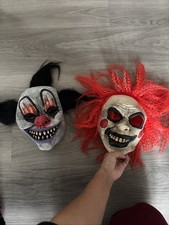 Halloween Clown Masks Set of 2
