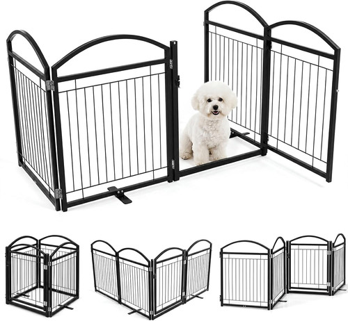 Metal dog gate - gate,, 81