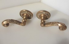 Large Vintage Bronze Lever