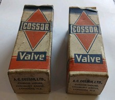 PAIR of COSSOR OM-6 VALVES