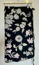 Beaded cream and black wrap