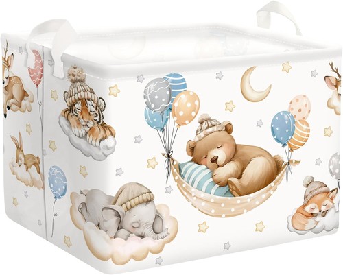 Animal baby laundry basket - baby,