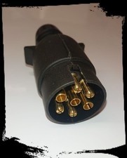 12n pin plastic trailer plug - pin,