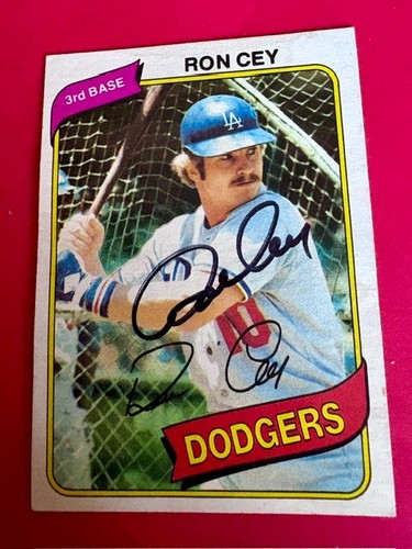 Ron cey 1980 topps 510 - cey, los