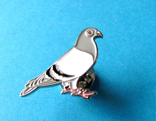 New racing pigeon pin - pigeon,