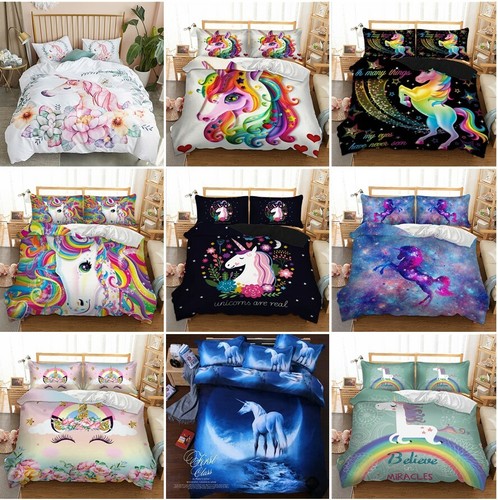 Unicorn cartoon duvet - cartoon,