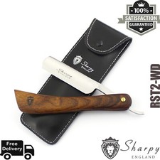 VINTAGE STRAIGHT CUT THROAT SHAVING RAZOR BARBER SALON  READY SHAVE WITH POUCH
