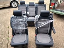 VW Caravelle transporter T5 T6 rear seats singles - bench bed leather alcantara.