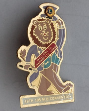 Lions Club M.D. Convention 1989 Enamel Lapel Pin Badge.    PB6-1078