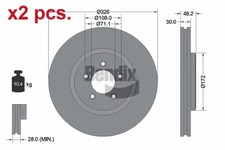 X2 PCS FRONT BRAKE DISC ROTOS