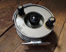 Vintage J.W Young & Sons Windex 4" Centrepin Fishing Reel Salmon Pike Zander