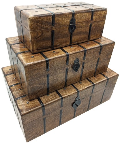 Set nesting wooden - set, (s,m