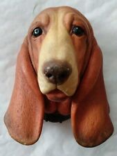 Vintage Chalkware Dog Wall