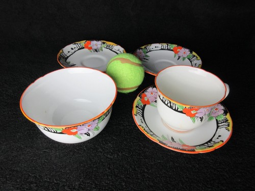 Melba bone china saucers - 3, 1
