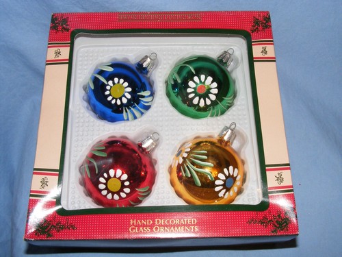 Vintage glass christmas - glass,